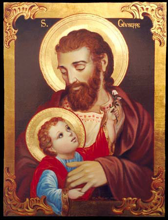 St Josef and Baby Jesus